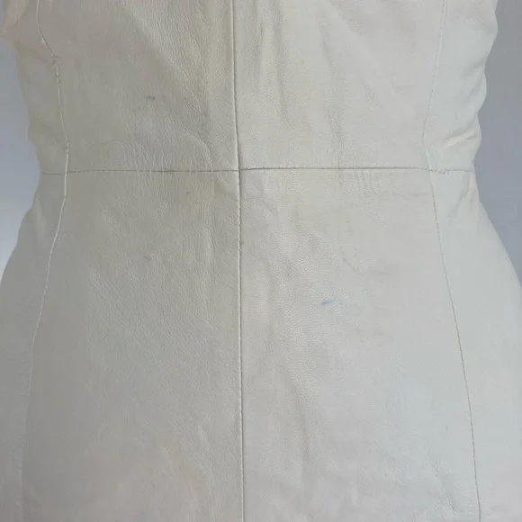 BIRD BY JUICY COUTURE LEATHER HALTER DRESS - Picture 10 of 15